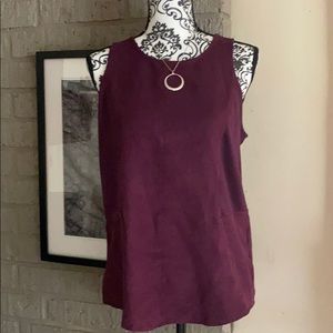 Plum colored Banana Republic women’s top